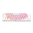 TECLADO GAMER MECÂNICO REDRAGON ANIVIA ROSA/BRANCO LED RGB SWITCH BLUE - Imagem: 5