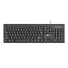 TECLADO COM FIO LECOO KB101 PRETO USB - Imagem: 1