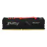 MEMÓRIA 16GB DDR4 3600MHZ KINGSTON HYPERX FURY BEAST RGB PRETO KF436C18BBA/16 - Imagem: 1