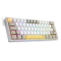 TECLADO GAMER MECANICO REDRAGON FIZZ AMARELO/ BRANCO/ CINZA USB LED RGB PT-BROW K617RGB-YL WTGY - Imagem: 4