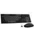 KIT TECLADO E MOUSE SEM FIO AKKO MX108 PRETO E CINZA - Imagem: 1