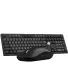 KIT TECLADO E MOUSE SEM FIO AKKO MX108 PRETO E CINZA - Imagem: 2