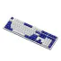 KIT TECLADO E MOUSE SEM FIO AKKO MX108 BRANCO E AZUL - Imagem: 2