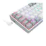 TECLADO GAMER MECANICO REDRAGON CINZA E BRANCO USB LED RGB PT-BLUE - Imagem: 7