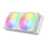 WATER COOLER GAMDIAS AURA GL 240 V2 240MM ARGB INTEL/AMD BRANCO - Imagem: 3