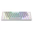 TECLADO GAMER MECANICO REDRAGON FIZZ  BRANCO/ CINZA USB LED RGB PT-BLUE K617RGB-GW - Imagem: 2