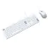 KIT TECLADO/MOUSE SEM FIO PCYES SOFT BRANCO WIRELESS - Imagem: 2
