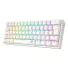 TECLADO GAMER MECANICO REDRAGON FIZZ BRANCO USB LED RGB PT-BLUE - Imagem: 5