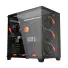 GABINETE GAMER PCYES FORCEFIELD MAX BLACK VULCAN LATERAL VIDRO ATX GFFMAXBV - Imagem: 1