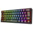 TECLADO GAMER MECANICO REDRAGON FIZZ CLEAR BLACK RGB SWITCH CRYSTAL K617CTB-RGB - Imagem: 6