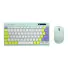 KIT TECLADO E MOUSE SEM FIO C3TECH K-W71GN VERDE - Imagem: 1