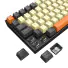 TECLADO GAMER MECANICO REDRAGON PHANTOM PRO RGB 3 MODO USB E BLUETOOTH SWITCH MARROM CINZA E CREME - Imagem: 8