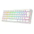 TECLADO GAMER MECANICO REDRAGON FIZZ PRO BRANCO WIRELESS BLUETOOTH RGB SWITCH BROWN K616-RGB-W - Imagem: 4