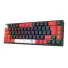 TECLADO GAMER MECANICO REDRAGON CASTOR PRO WIRELESS BLUETOOTH RGB SWITCH BROWN VERMELHO E BRANCO - Imagem: 3