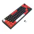 TECLADO GAMER MECANICO REDRAGON CASTOR PRO WIRELESS BLUETOOTH RGB SWITCH BROWN VERMELHO E BRANCO - Imagem: 5