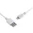 CABO USBA 2.0 X LIGHTNING IPHONE 50CM BRANCO PCYES PUALB-05 - Imagem: 3