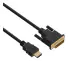 CABO HDMI PARA DVI 24+1 4K 30HZ 1,50M TOMATE MCB-023 - Imagem: 1