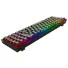 TECLADO GAMER MECANICO REDRAGON POLLUX PRO RGB WIRELESS BLUETOOTH SWITCH CRYSTAL ABNT2 PRETO - Imagem: 3