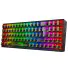 TECLADO GAMER MECANICO REDRAGON POLLUX PRO RGB WIRELESS BLUETOOTH SWITCH CRYSTAL ABNT2 PRETO - Imagem: 4