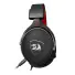 HEADSET GAMER REDRAGON ICON 7.1 SORROUND DRIVERS 50MM USB/3.5MM PRETO/VERMELHO - Imagem: 3
