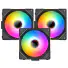 KIT 3 COOLERS RGB TEUCER JM-1 REVERSE 12X12 120MM JM-12X12 - Imagem: 1