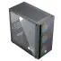 GABINETE GAMER NINJA KENNEN, MID TOWER, VIDRO TEMPERADO, M-ATX-BLACK, SEM FONTE, COM 3 FANS GN-CS-KN - Imagem: 5