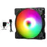 COOLER FAN ROUND 5 CYCLONE FORWARD MOLEX RAINBOX 120MM BLACK BOX - Imagem: 1