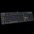 TECLADO GAMER MECANICO NINJA LEAP SWITCH BLUE RAINBOW ABNT2 BLACK - Imagem: 4