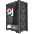 GABINETE GAMER NINJA KURAMA, MID TOWER, VIDRO TEMPERADO, M-ATX-BLACK, SEM FONTE, COM 4 FANS RAINBOW - Imagem: 5