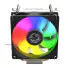 COOLER PROCESSADOR PCYES TUNDRA 90 BLACK VULCAN LED RAINBOW TDP 115W - Imagem: 3