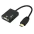 CONVERSOR HDMI(M) X VGA(F) 30CM EXBOM CC-HVA60 - Imagem: 1